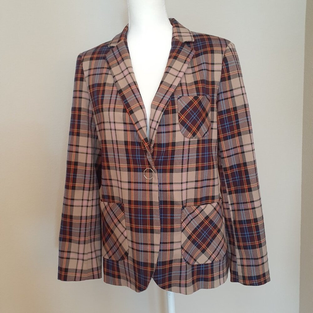 Ottod'Ame Plaid Blazer Made in Italy